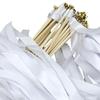20Pcs Ribbon Wands Wedding Streamers Stick Fairy Wand Photo Props Decorations