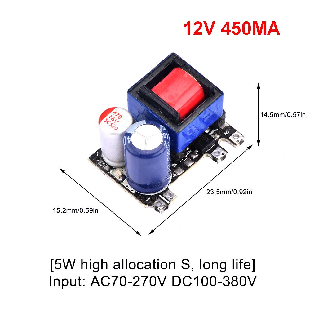 AC-DC 12V Buck Converter AC 220v to 12v DC step down Transformer power supply module 4A 3W/5W/10W AC-DC Converter module