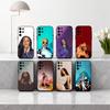 Уверенный C-Карди Би Певица Чехол для Телефона Для Samsung S25,24,23,22,30,21,10,9,Ultra,Plus,Lite,FE,4,5 G Мягкий Черный Чехол