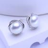 Natural Freshwater Pearl Earrings For Women Fashion Cultured Pearls Stud Earrings