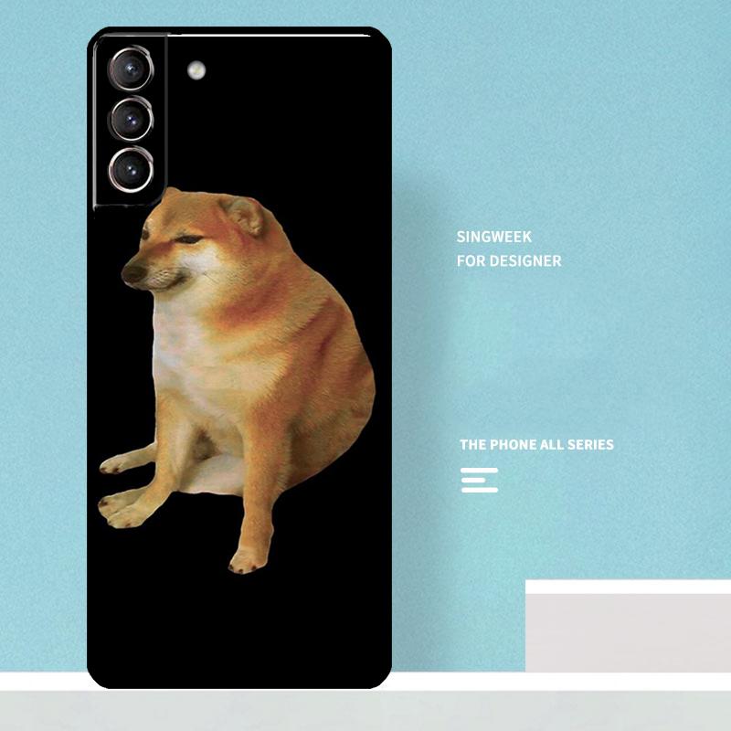 Doge Meme Kabosu Case For Samsung Galaxy S25 Ultra S25 FE S20 S21 S22 S23 Plus S9 S10 S24 Ultra Phone Cover