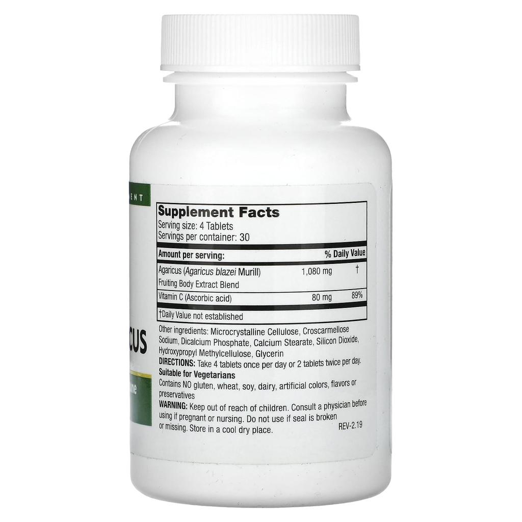 Super Royal Agaricus, Veggie Tablets 120 Tablets