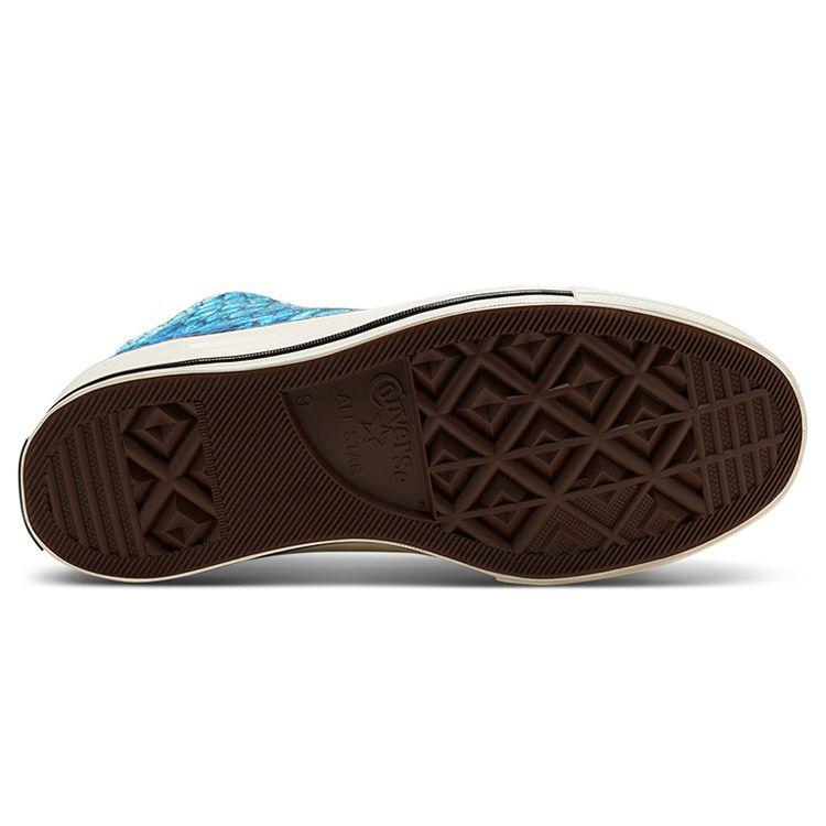 Converse Кеды унисекс Chuck High-Top из парусины с животным принтом 1970-х годов Синие 167486C