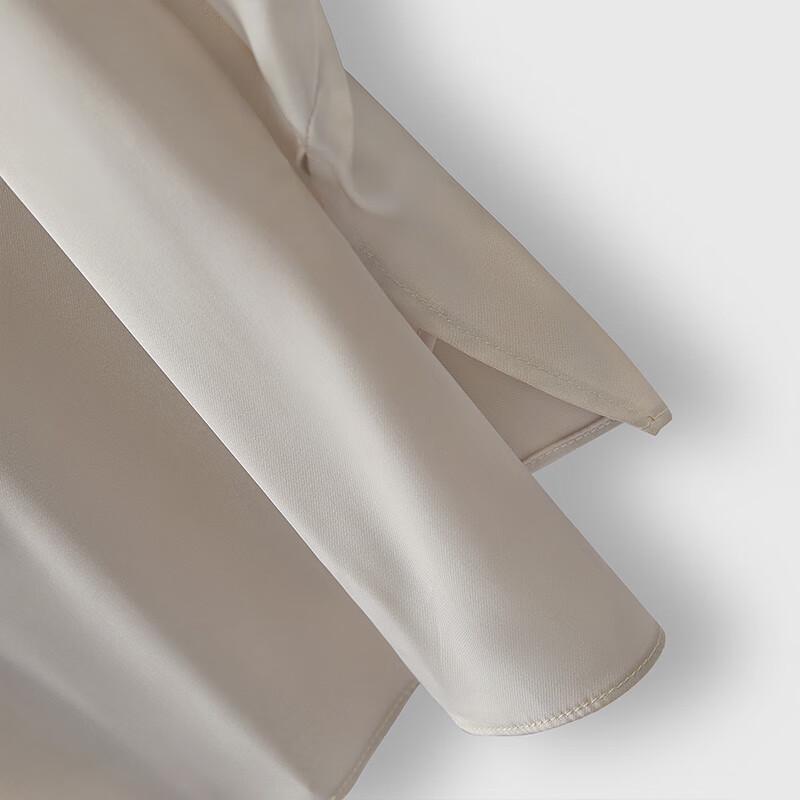 Женская летняя рубашка 2025 года, с круглым вырезом, свободного кроя, для офиса