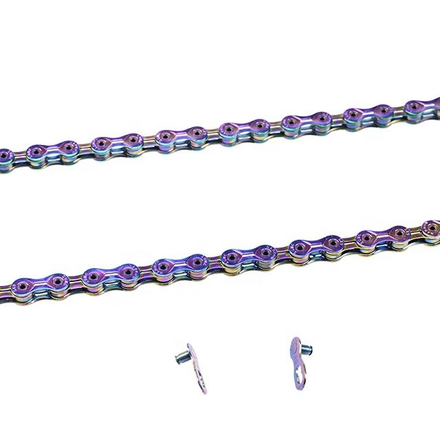 SX10SL 10 / 30 Speed Rainbow Chain for Cassettes 116L High Strength MTB Chain Hollow Super Light 10s Bike Chain