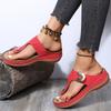 Women Sandals Lightweight Heels Clamping Toe Metal Sandals with Hollowed Out Oversized Sandals Summer SandalsOpenToe Beach Shoes