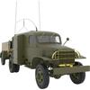 Miniart 1/35 Scale American K-51 Radio Truck and K-52 Trailer Interior Kit Plastic Model Kit MA35418