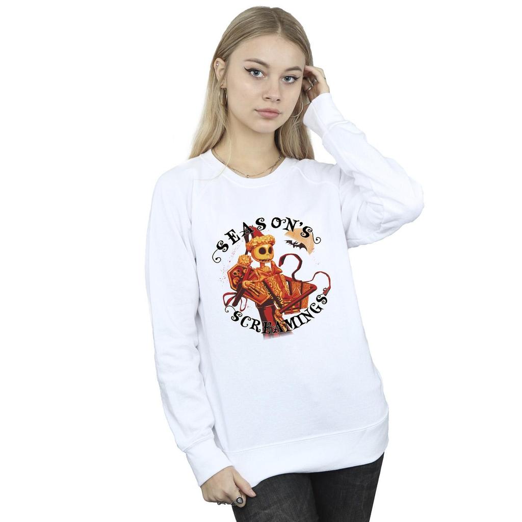 Disney Womens/Ladies The Nightmare Before Christmas Seasons Screamings Sweatshirt