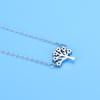 Snowflake Wishing Small Tree Necklace Necklace Inlaid with Diamond Student Women's Pendant Christmas Gift