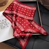 High-end design silk streamer fashionable and versatile 111% mulberry silk silk scarf long scarf spring new neck scarf