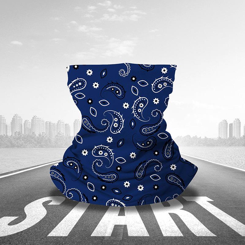 Мужская летняя бандана на шею, шарф с защитой от ультрафиолета, солнцезащитная маска с принтом, велосипедный спорт на открытом воздухе