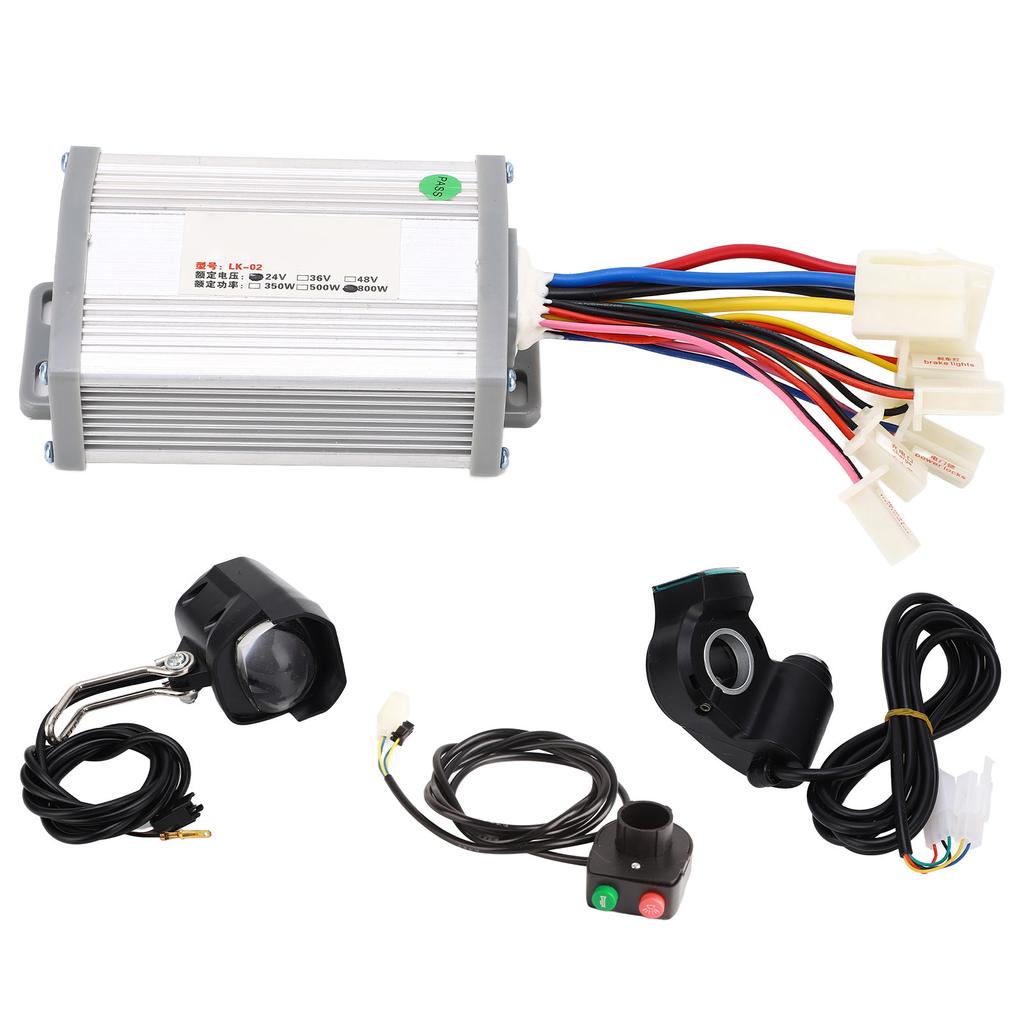 Комплект для переоборудования электровелосипедов 24 В 800 Вт, контроллер щеточного двигателя с ручкой газа и ключами