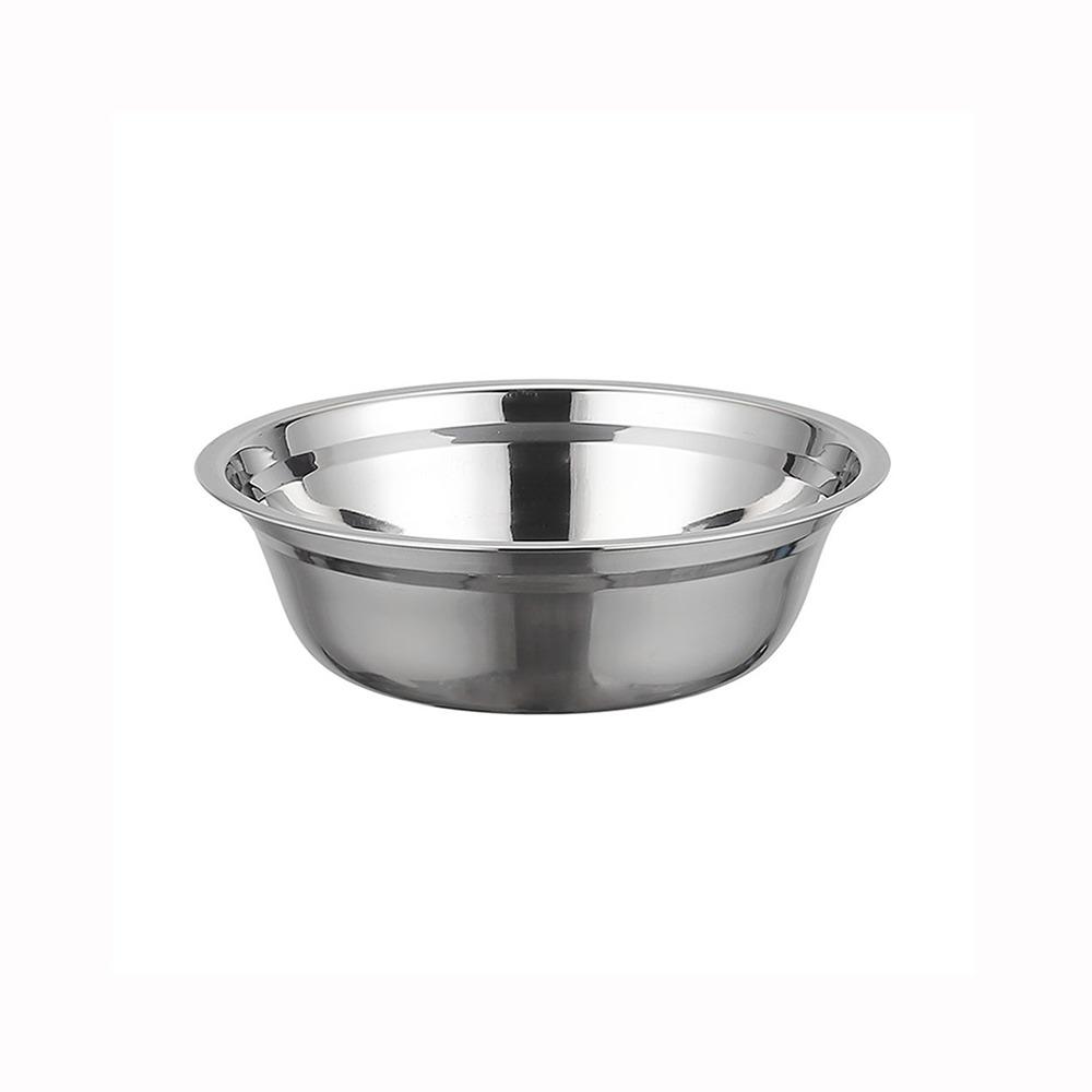 New Round Stainless Steel Bowls Thicken Multiple Sizes Prep Bowls Vegetable Bowl
