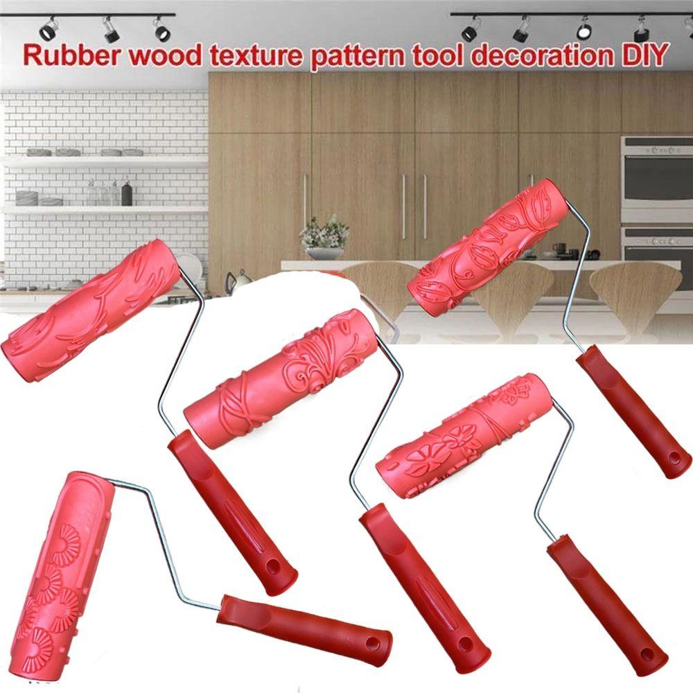 Arts Wood Grain Paint Roller DIY Painting Grain Pattern Tool Decoration Tools Paint Texture