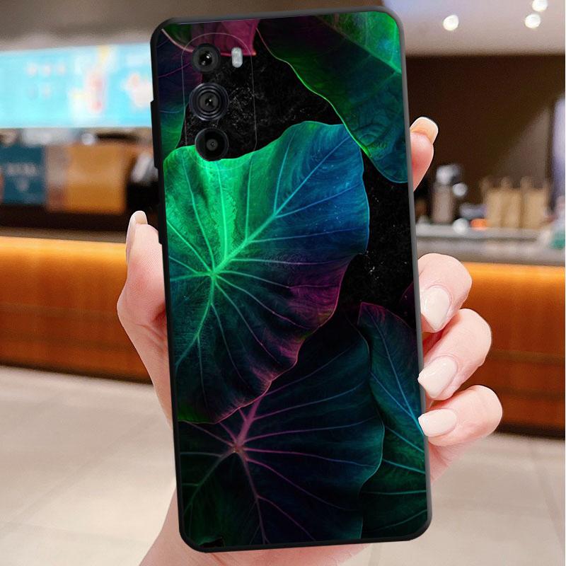 Чехол для телефона Motorola Edge 50 40 Pro 60 50 40 30 Ultra Neo Fusion Moto G85 G72 G53 G54 G84 G13 G32 Растения Кактусы Банановые Листья