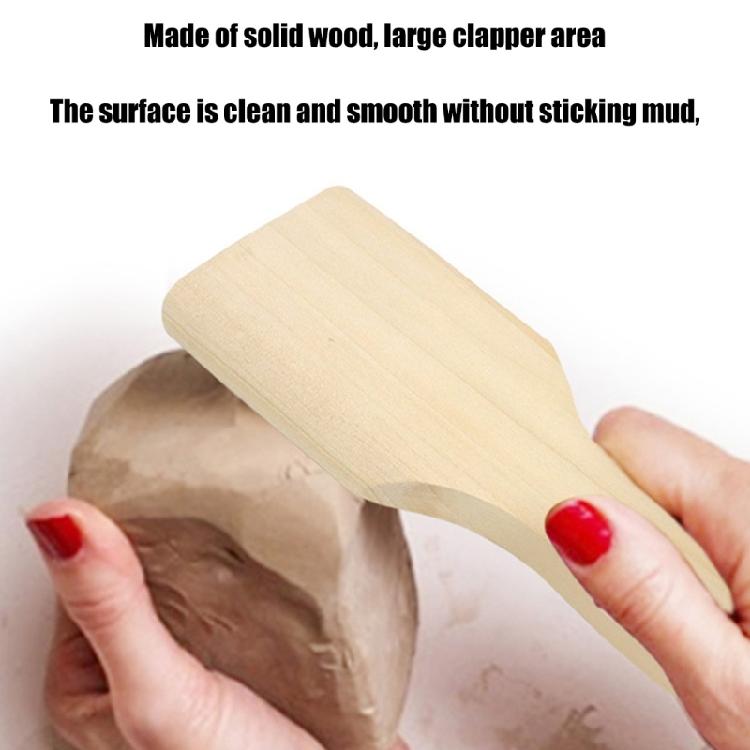 1/10 шт. Деревянные скульптурные подушечки, глиняные лопатки, гончарная деревянная доска 6,8x18 см/2,68x7,09'' для ремесленников-любителей