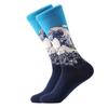 Hot Dropshipping Autumn Winter Retro Women New Art Van Gogh Mural World Famous Oil Painting Series Men Socks Funny Socks