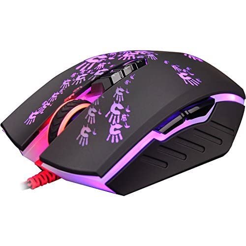 Оптическая игровая мышь Bloody A60L с переключателем Light Strike и прокруткой, полностью программируемыми расширенными макросами (ЛК) & - (А60Л).