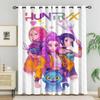 2 шт. Занавески Блэкаут Hasbro K-pop Группа Светоблокирующие Пастельные С Принтом Аниме Идолов С Люверсами Оконные Шторы Для Спальни Гостиной
