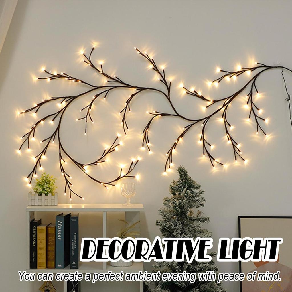 Светодиодный гибкий светильник из ротанга, настенный, теплый белый, 3000 К, освещение для дома, водонепроницаемый, светодиодный, декоративный, для спальни в помещении