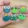 Набор шармов для Crocs с мультяшными лягушками: 10 шт. Мягкие ПВХ Аксессуары для обуви