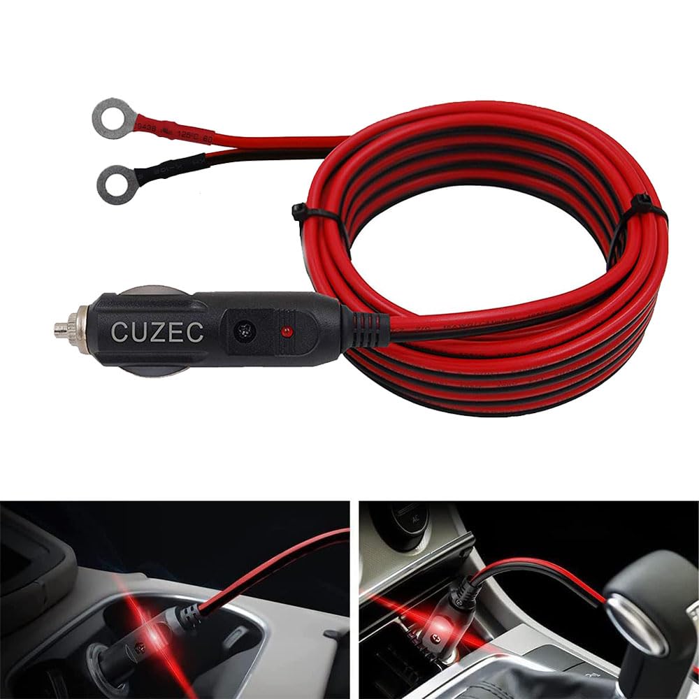 DFsucces Car Cigarette Lighter, 3.3 ft (1 m), 12 V, 24 V, Car Cigarette