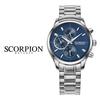 [SCORPION] Мужские многофункциональные металлические часы SCORPION SP3513M-BU