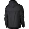 Nike Спортивная куртка с капюшоном и логотипом, однотонная, модель AT5271-010