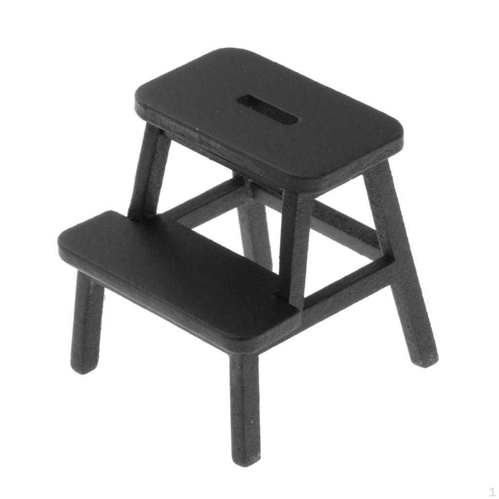 1:12 масштаб кукольный домик ступенька стул миниатюрное украшение мини мебель 2 табурета