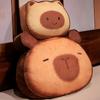 Мультяшная Тостовая Капибара Кошка Плюшевые Игрушки Милый Животный Подушка Подушка для Сна Набитая Мягкая Подушка для Спинки Дивана Подарки на День Рождения