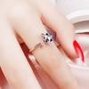 1Pc Cute Cat Open Ring with Playful Animal Fingers
