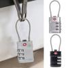 Portable Smart Combination Lock Padlock with Steel Cable Customs Code Lock TSA Customs Lock