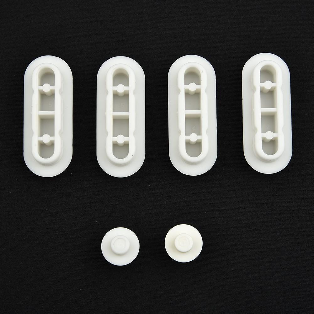 White Toilet Seat Buffers-Bumpers Replacement-Pads White Stop Bumper Accessories