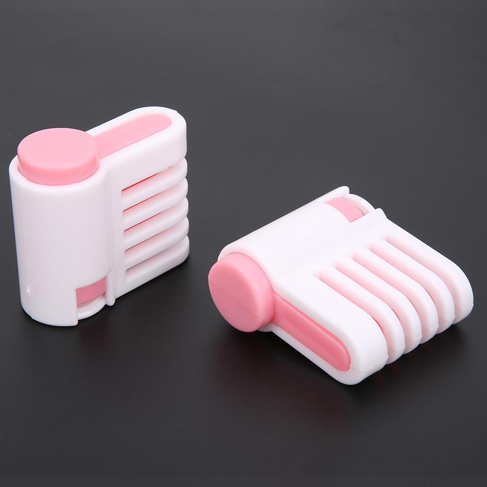 2 шт. многофункциональный DIY резак для хлеба и торта руководство по нарезке инструмент домашний кухонный аксессуар(Белый и розовый