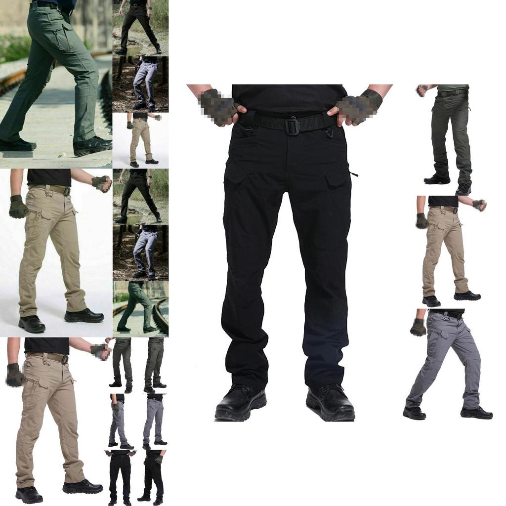 Tactical Cargo Men Trousers Outdoor Hiking Windproof Military Combat Pants Sport