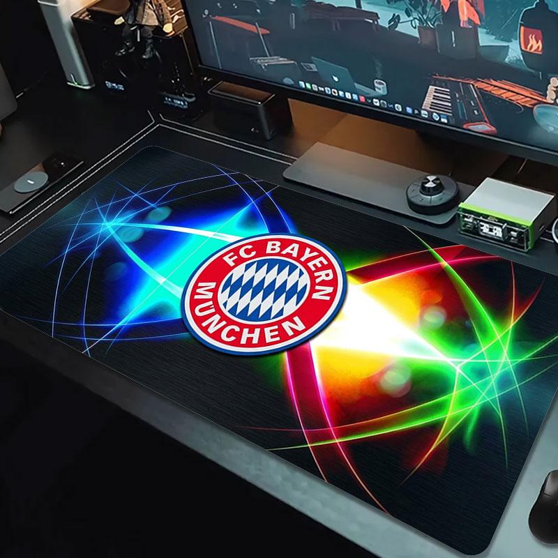 Коврик для мыши FC Bayern Munchen большого размера Большой игровой коврик для стола Нескользящий коврик для ноутбука и планшета Большой коврик для мыши XXL Коврик для мини-ПК Игровой коврик с заблокированным краем