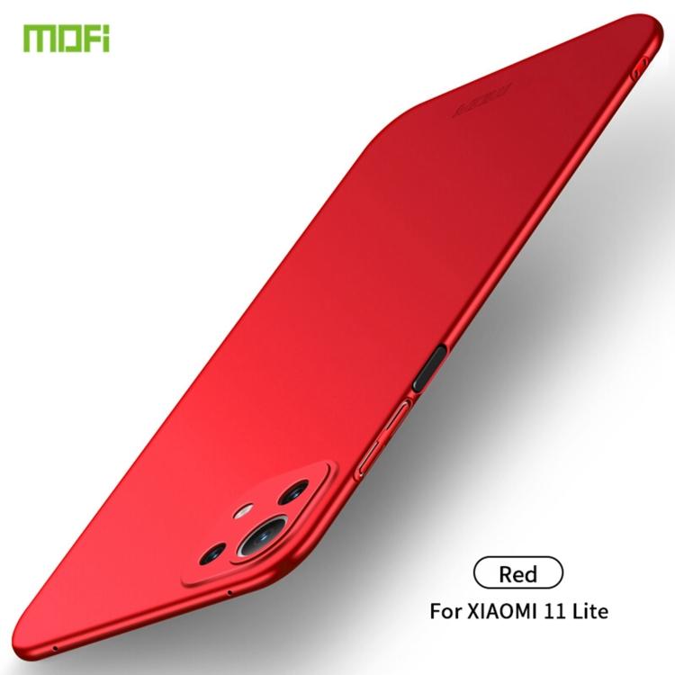 For Xiaomi Mi 11 Lite MOFI Frosted PC Ultra-thin Hard Case(Rose Gold)
