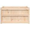 Vidaxl Donica Ogrodowa, 90X50X50 Cm, Lite Drewno Sosnowe