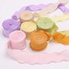 DIY Cake Bouquet Flower Fish Tail Yarn Packaging Ribbon Ruffle Lace Folding Ribbon Linen Wave Lace Ribbon