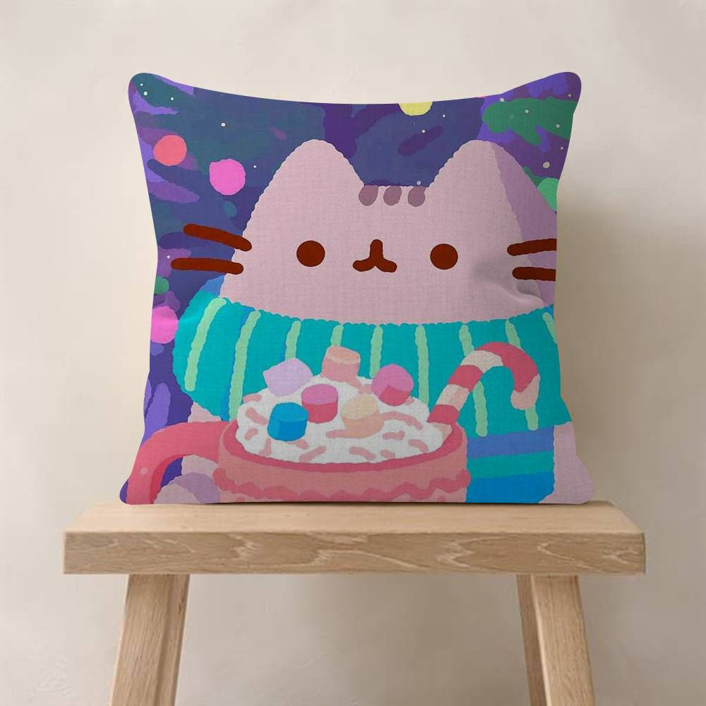 Pillow Cover Design cushion Cover decor Holiday Decorati Cute PpusheenS CUTE