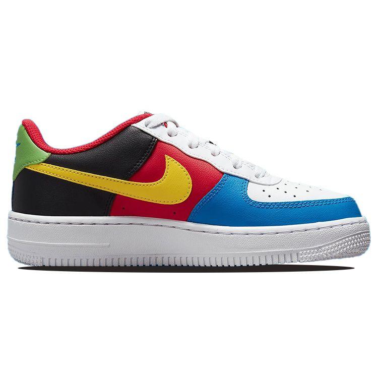 Кроссовки мужские UNO x Nike Air Force 1 Low 50-летие Белый Желто-лимонный Университетский красный DC8887-100