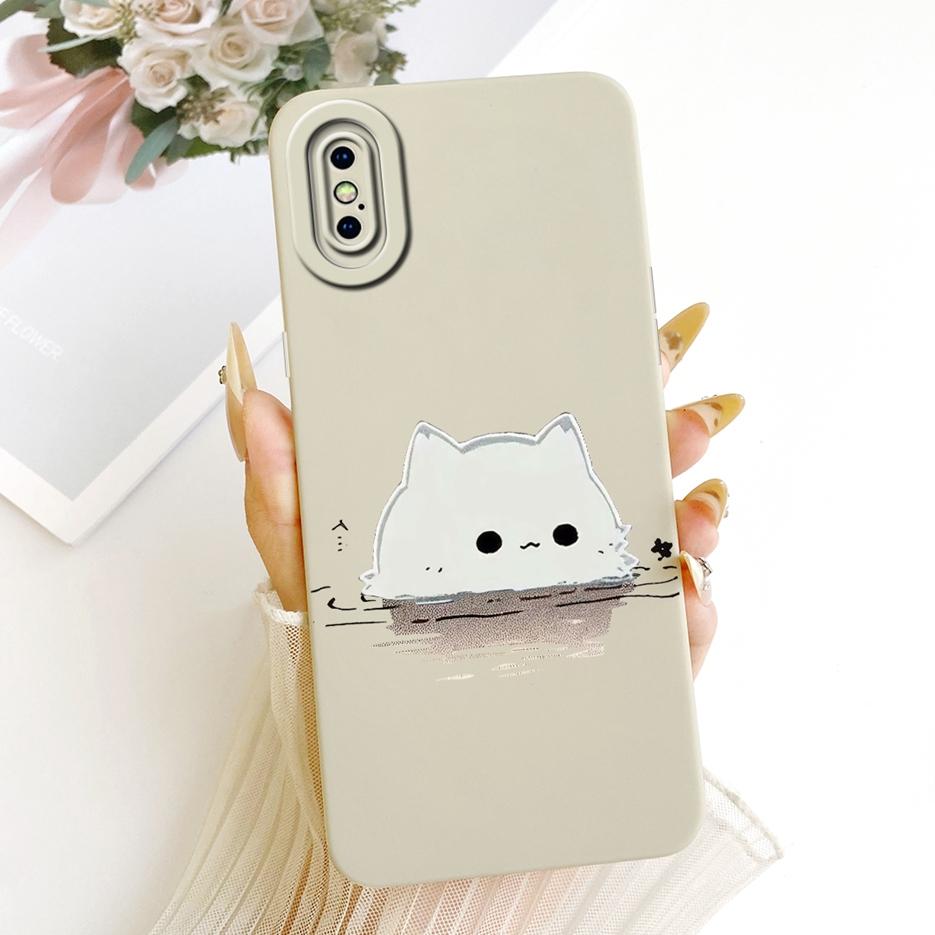 Чехол для Apple iPhone X XR XS Max Милый Кот Утка Мультяшная Обложка Мягкий ТПУ Чехол для Телефона Для iPhone XS Max iPhoneX iPhoneXR Fundas Сумки