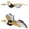 1Pc Luminous Bird Repellent Hanging Eagle With Music Flying Bird Scarer Garden