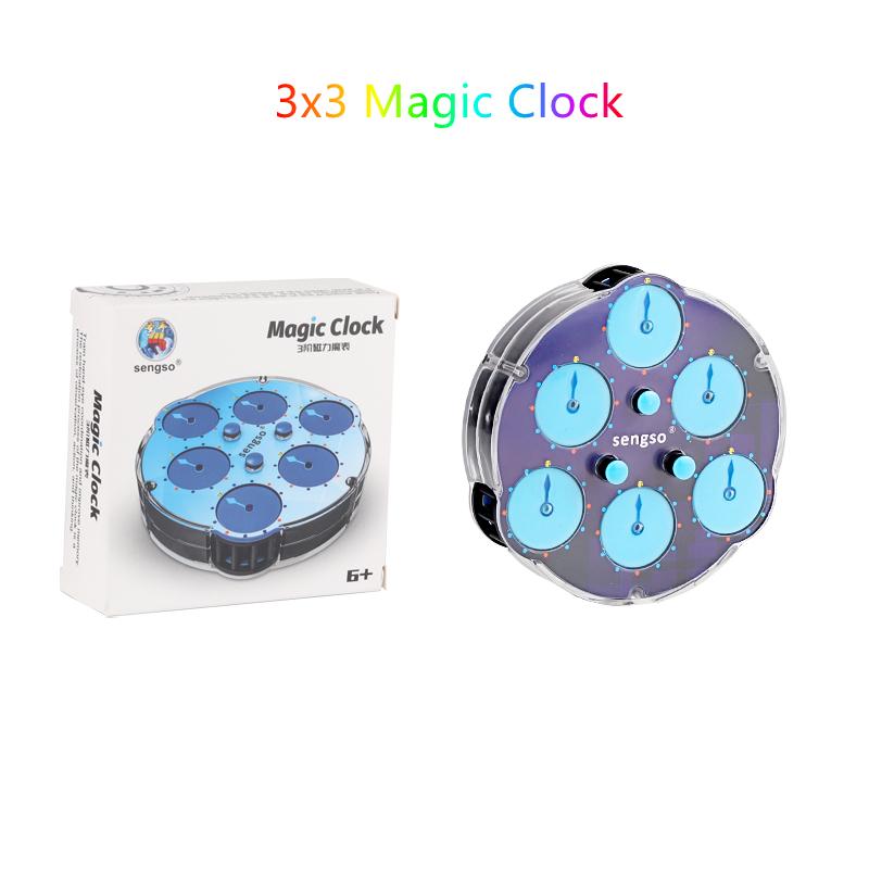Magnetic Magic Clock 3x3x3 Magic Clock 4x4 Magic Clock 5x5 Magic Clock 3x3 Magic Cube Clock Magnetic Speed Cube Clock Toy