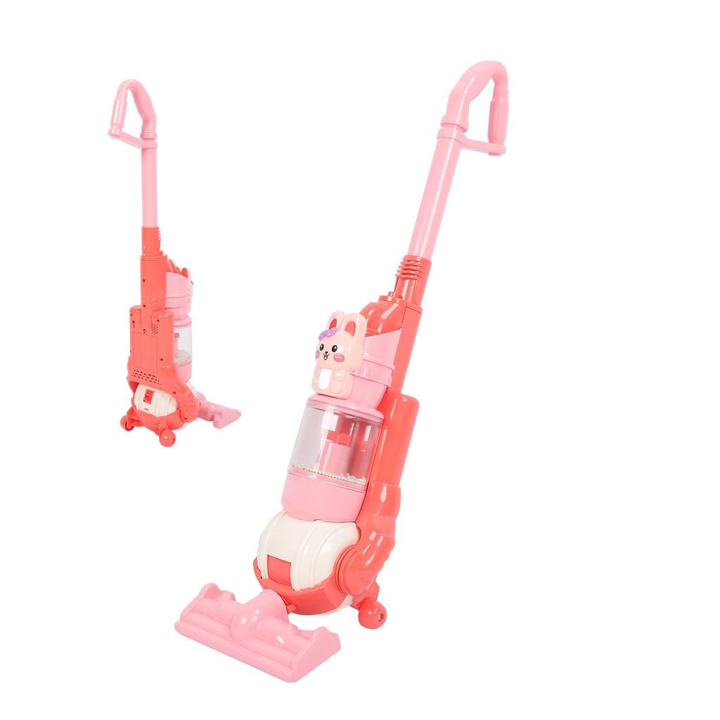 Электрический пылесос игрушка для малышей USB зарядка мультфильм дети играют пылесос со звуком
