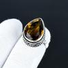 Кольцо с драгоценным камнем Дымчатый топаз, Ювелирное изделие из стерлингового серебра 925 пробы, Кольцо ручной работы, Серебряное кольцо с Дымчатым топазом, Подарки на день рождения на Рождество