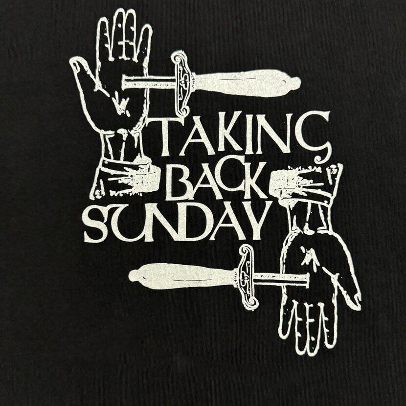 Taking Back Sunday Футболка 'Knives Топы Футболка Хлопок Для мужчин Женщин Все размеры S-4XL