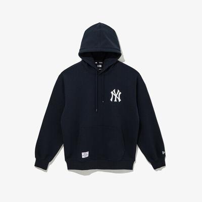 Худи New Era Mlb New York Yankees с нашивками темно-синее 14742030