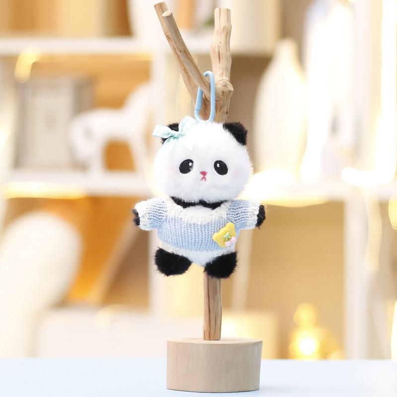 Bag Panda Messenger Plush Toy Keychain Ornament For Home Decor And Teen Gifts