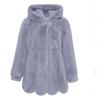 Winter New Fashion Imitation Mink Fur Imitation Coat Middle-aged Mother Hooded Jacket Thickened Women's Pendulum